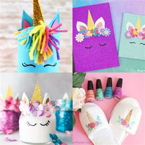 delightful unicorn crafts   craftsy hacks
