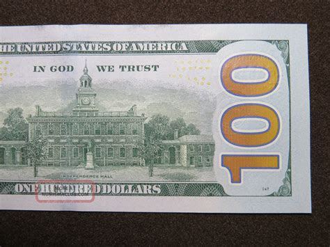 2009a 100 Us Dollar Bank Note Le79111179b Bookend Bill United States Unc