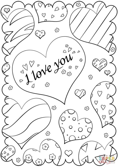 valentine card coloring pages  getdrawings