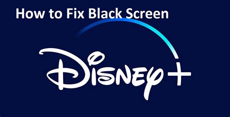 disney  black screen quickly fix