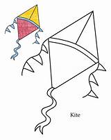 Kite Coloring Pages Preschool Drawing Clipart Level Objects Diamond Kids Clip Clipartpanda Shapes Clipartmag sketch template