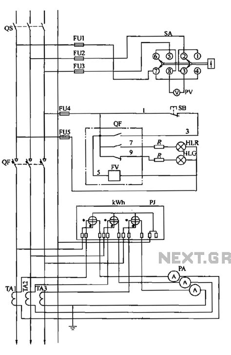 factory secondary  voltage distribution electrical panel wiring diagram   circuits