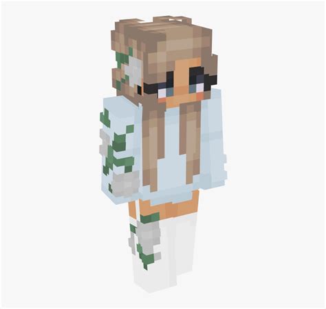 realistic minecraft girl skins hd png  transparent png image