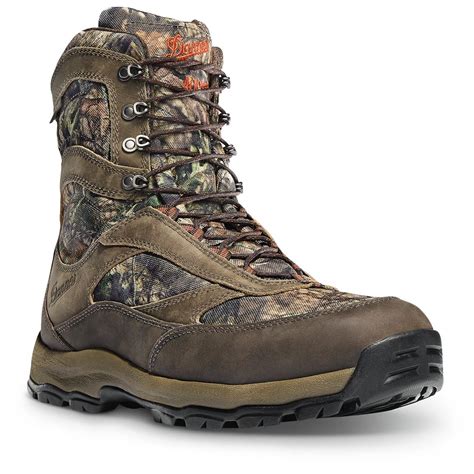 danner mens high ground waterproof hunting boots  gram thinsulate  hunting boots