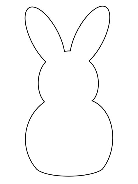 bunny pattern easter bunny template easter sewing crafts easter