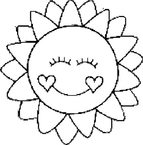 sun printable coloring pages