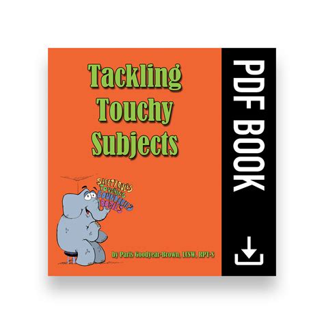 tackling touchy subjects pdf — paris goodyear brown