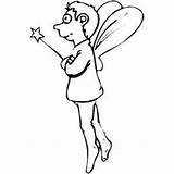 Boy Fairy Coloring Magic Wand Pages Fairies Getcolorings Getdrawings Color sketch template