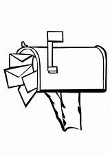 Box Letter Coloring Mailbox Post Pages Drawing Office Mail Kids Colouring Printable Mailboxes Eps Getdrawings Truck Gif Loading sketch template