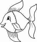 Fish Coloring Pages Tropical Printable Clipartmag Cartoon sketch template