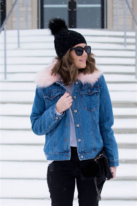 fur lined denim jacket   wishes reality fur lined