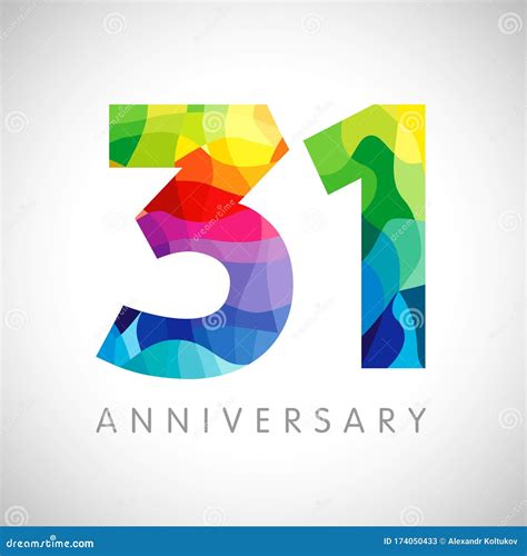 years anniversary logo stock vector illustration  congrats