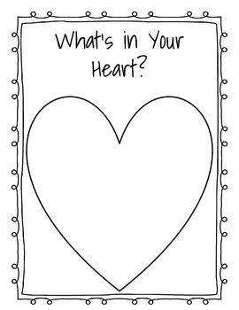 whats   heart heart map template  creative cavazos creations