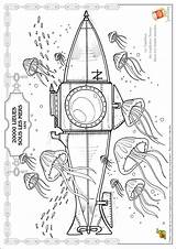 Verne Mers Lieues Julio Submarino Nautilus Hugo Astronomia Hugolescargot Submarine Possumus Virtual sketch template