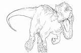 Jurassic Rex Indominus Ausmalbilder Malvorlagen Dino Getdrawings Jw Kinder sketch template