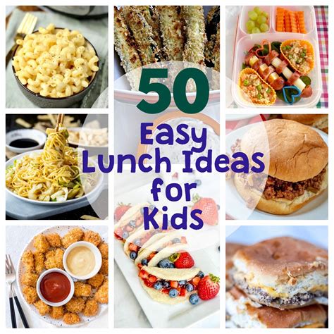 easy lunch ideas  kids   bring  yous  smiles