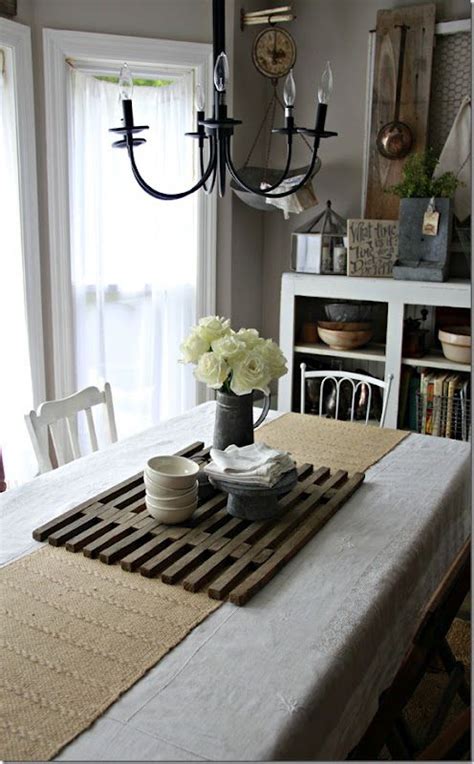 upcycled wood table runner