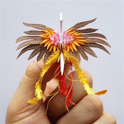 paper artist creates  elaborate origami cranes  counting origami