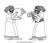 Assiri Nazioni Colorare sketch template