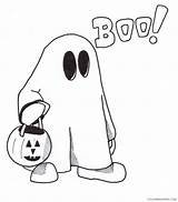 Coloring Pages Ghost Halloween Coloring4free Kids Related Posts sketch template