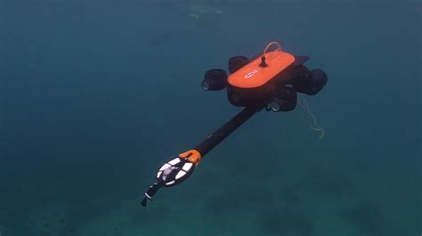 explore  ocean blue   underwater drone