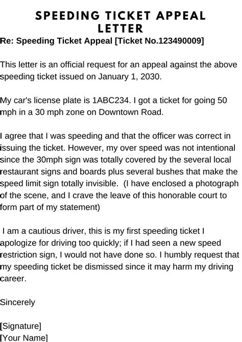 write  letter judge  traffic violation onvacationswallcom