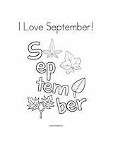 September Coloring Change Template sketch template