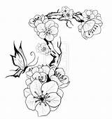 Blossoms Getdrawings sketch template