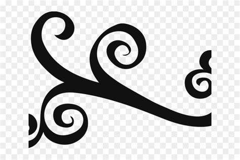 scroll clipart simple vector design swirl hd png