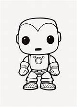 Funko Pop Coloring Pages Template sketch template