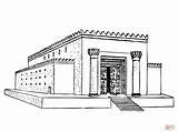 Solomon Tempio Salomone Tempel Salomos Disegno Ausmalbild Solomons Supercoloring Gerusalemme Uharibifu Salomo Rebuilding Mungu Kategorien sketch template