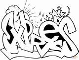 Graffiti Coloring Pages Characters Getcolorings sketch template