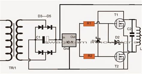 proposed induction heater circuit exhibits    high frequency magnetic induction
