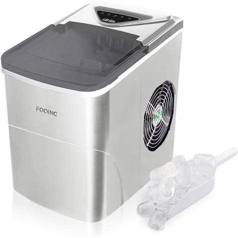 home portable countertop ice maker machine  crystal ice cubes   lbsday  ice scoop