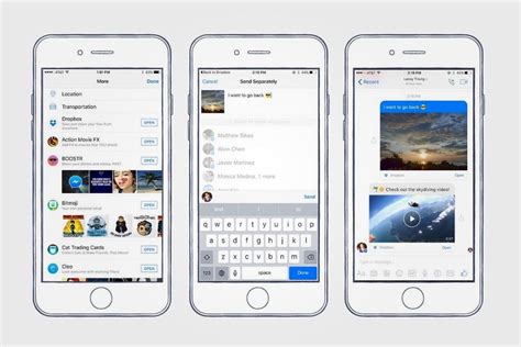 dropbox feature lets  share files  facebook messenger