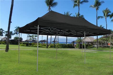 enclosed pop  canopy party folding tent gazebo black  ebay