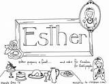 Esther Pages Coloring Great Birijus sketch template