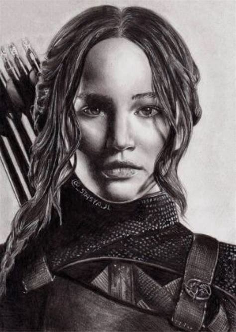 Katniss Everdeen Drawing The Hunger Games Katniss