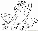 Frog Coloring Naveen Prince Pages Princess Color Coloringpages101 sketch template