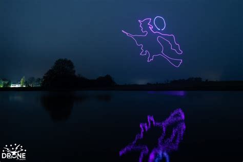 halloween drone light shows droneswarm uk swarming experts
