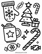 Coloring Christmas Pages Kids Color Adults Printables Included Younger Difficulty Smaller Varying Cater Ages Levels Lines Different Children Than Into sketch template