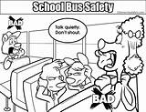 Safety Coloring Bus School Pages Colouring Drawing Shouting Template Resolution Medium Sketch sketch template