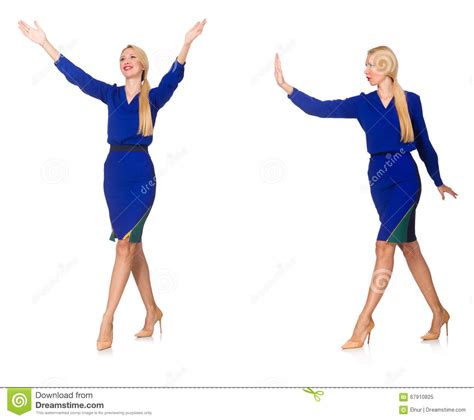 The Composite Photo Of Woman In Various Poses Stock Image Image Of