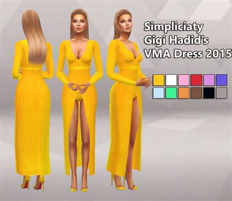 Sims 4 Cc S The Best Dress By Simpliciaty Sims Sims