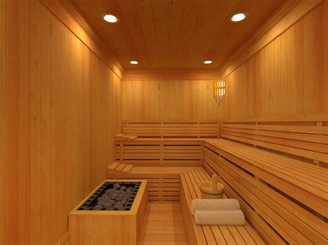 brown wooden sauna bath  spa rs  square feet jsm associates