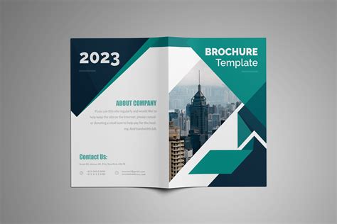 single fold brochure template collection