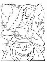 Halloween Skipper Coloring Barbie Eleanor Lucy Doll Paper Leary 1965 Sister Book Her sketch template