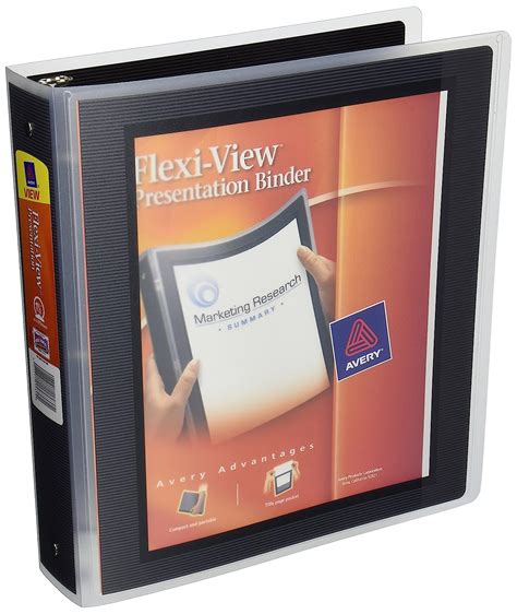 avery flexi view binders     ring holds