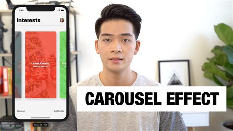 build carousel effect  ios  swift youtube