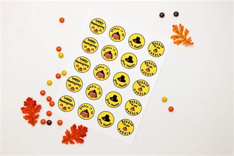 thanksgiving stickers   kids  printable thanksgiving snacks